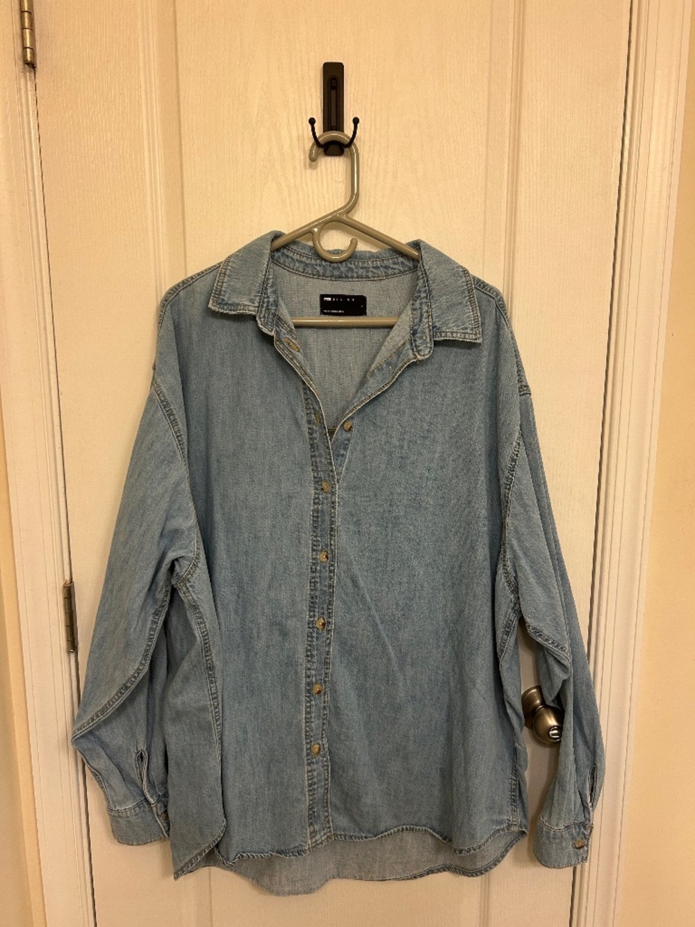 ASOS Design 90s Denim Button Down Shirt